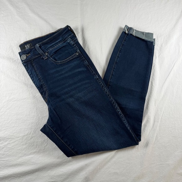 Kut from the Kloth Denim - Kut from the Kloth 8 Blue Connie High Rise Fab AB Ankle Skinny Jeans KP1224MA9